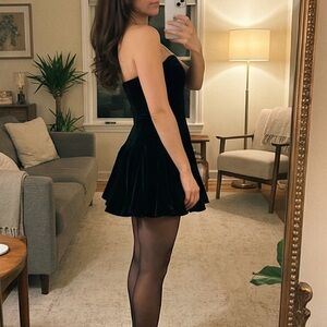 Corset strapless mini dress